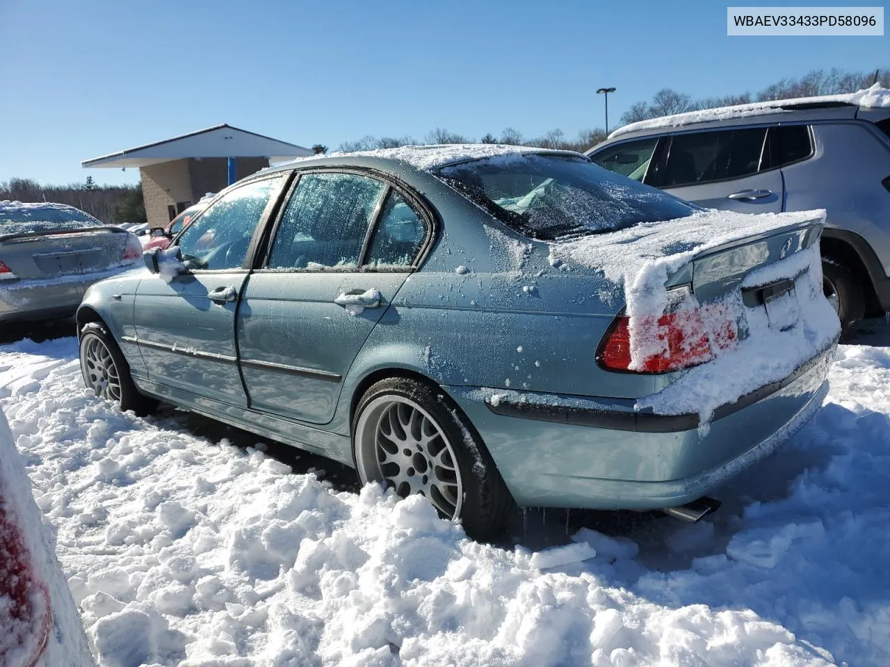 2003 BMW 325 I VIN: WBAEV33433PD58096 Lot: 37346824