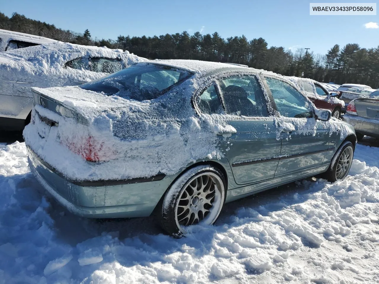 2003 BMW 325 I VIN: WBAEV33433PD58096 Lot: 37346824