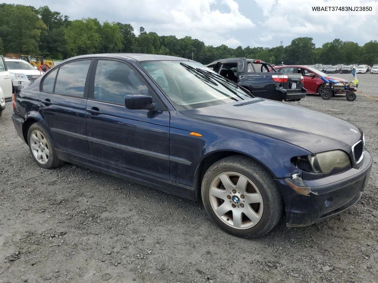 2003 BMW 325 I VIN: WBAET37483NJ23850 Lot: 63990344