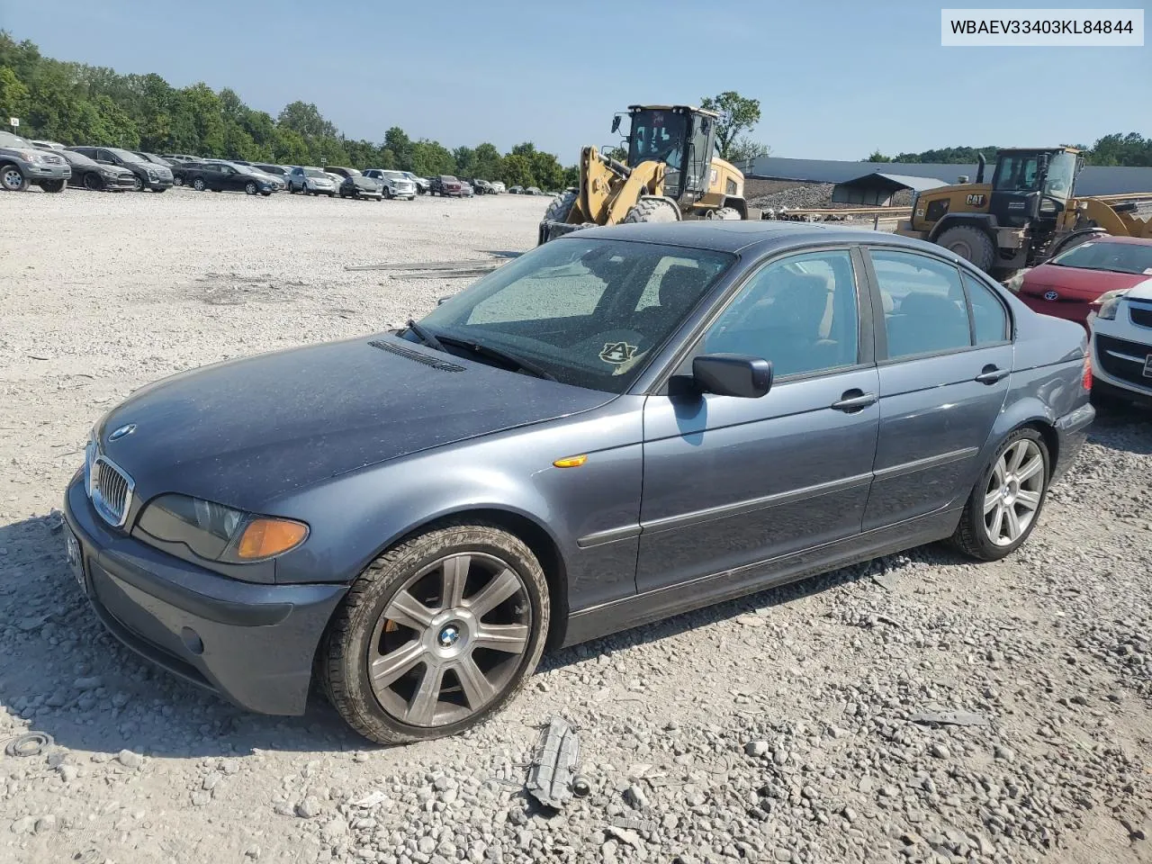 2003 BMW 325 I VIN: WBAEV33403KL84844 Lot: 67564434