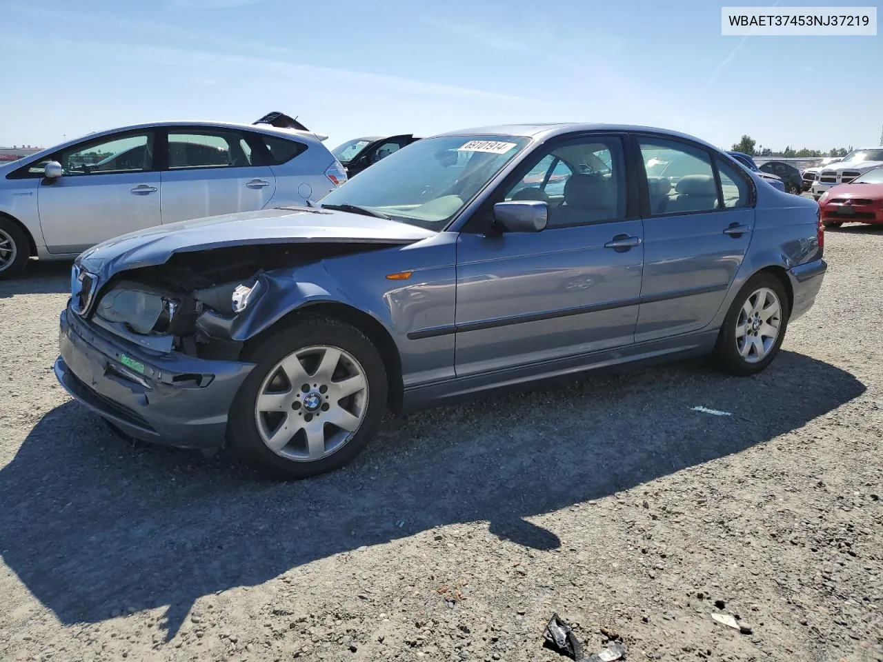 2003 BMW 325 I VIN: WBAET37453NJ37219 Lot: 69101914