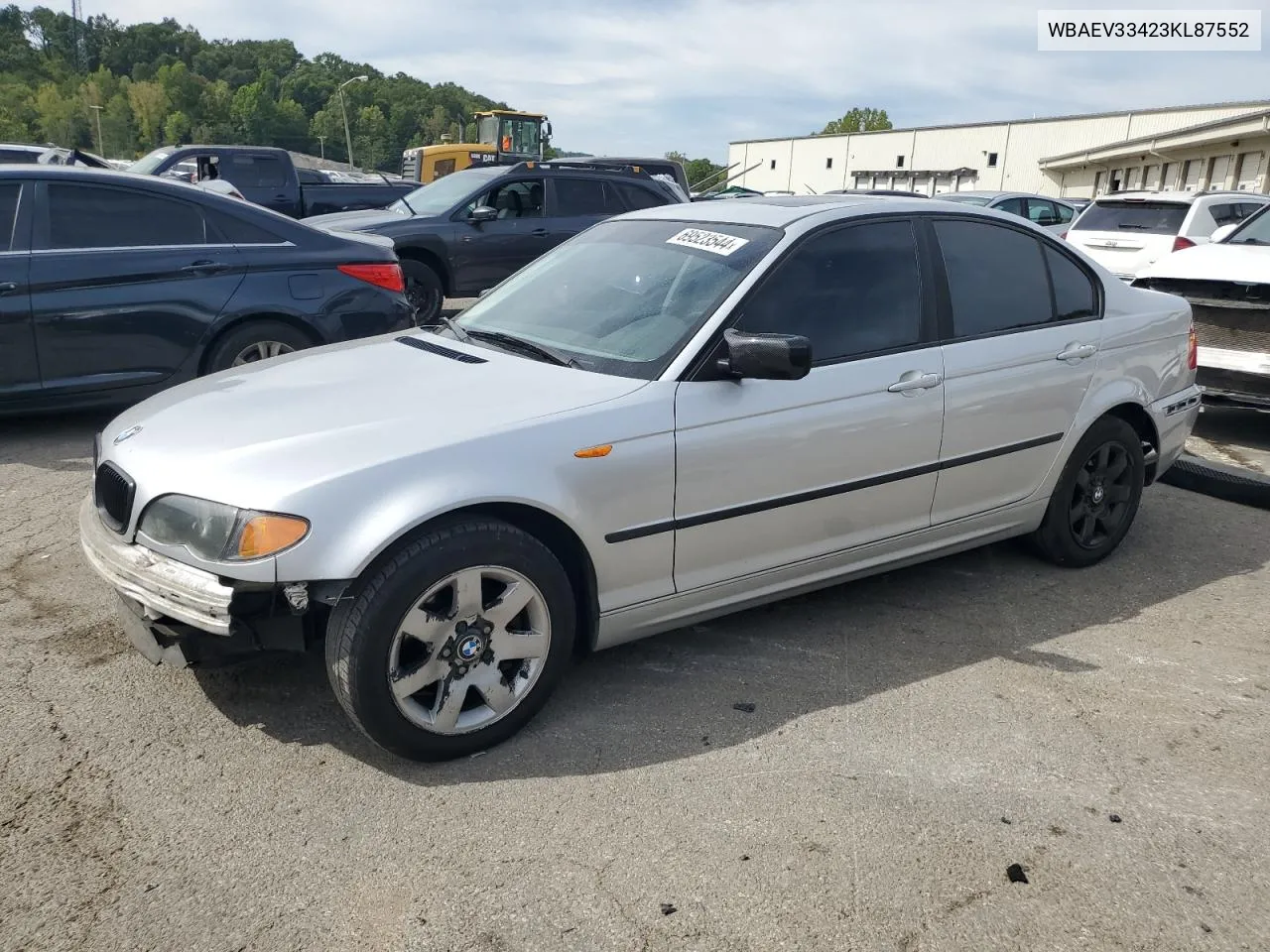 2003 BMW 325 I VIN: WBAEV33423KL87552 Lot: 69523544