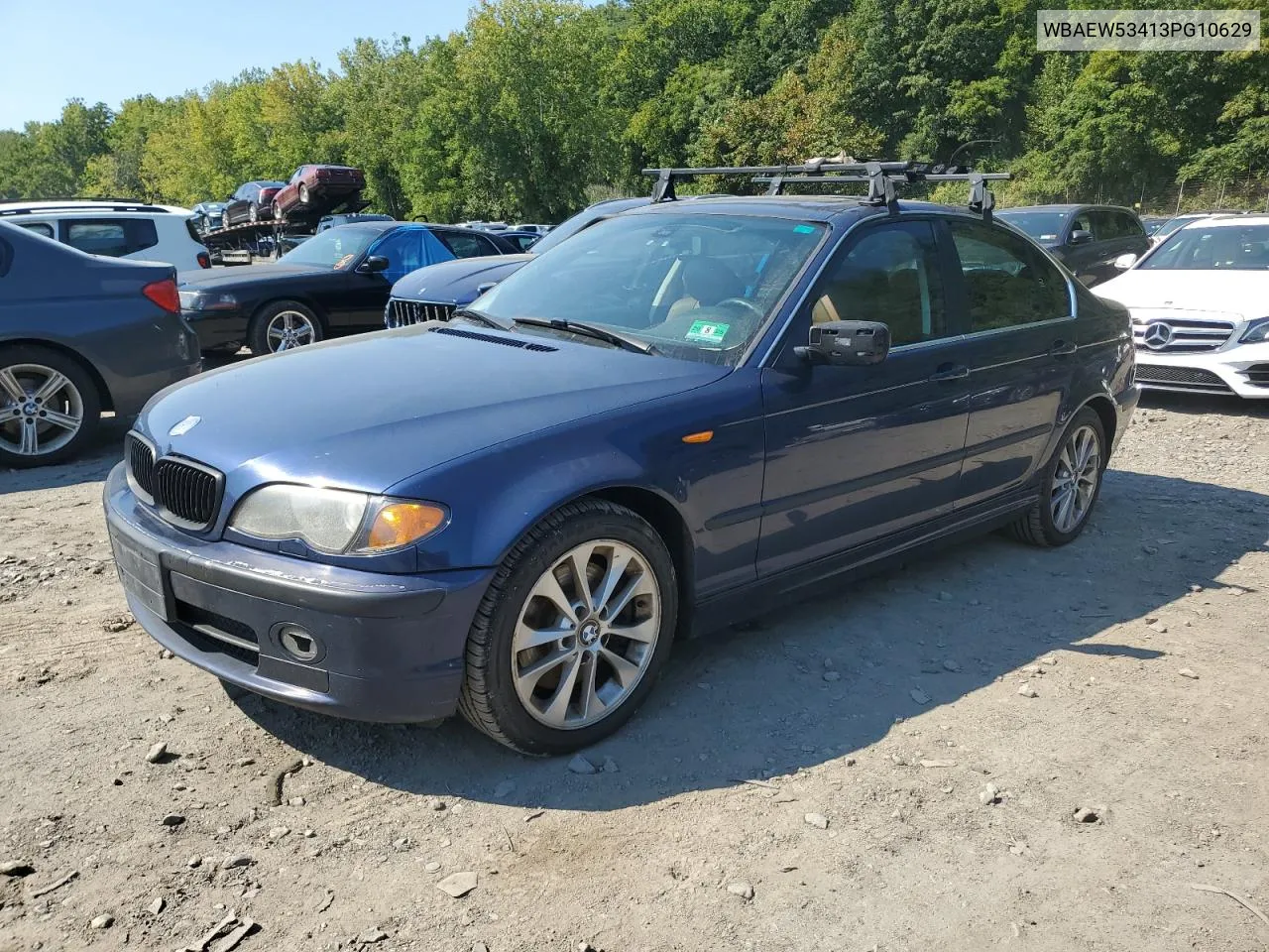 2003 BMW 330 Xi VIN: WBAEW53413PG10629 Lot: 69875054