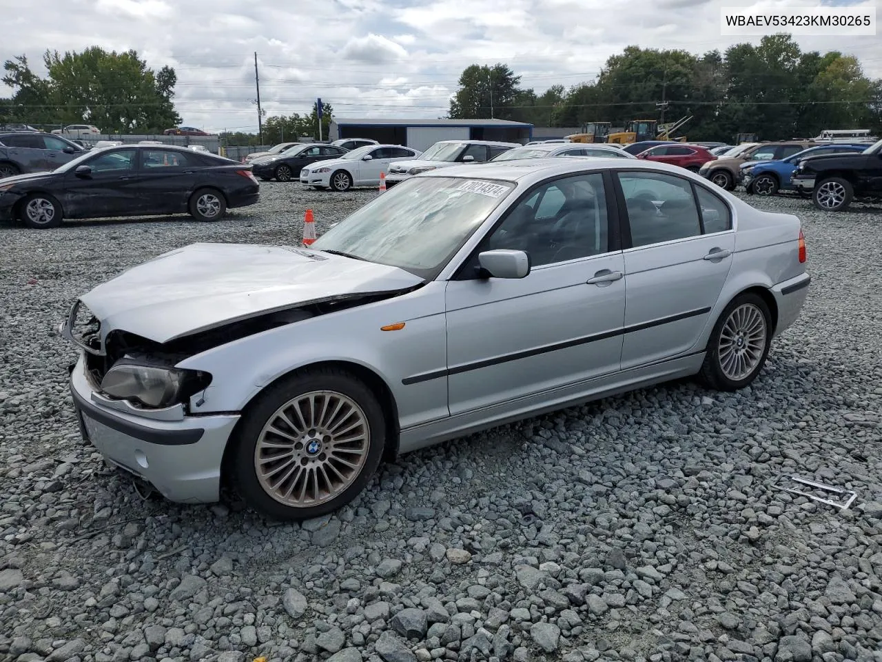 2003 BMW 330 I VIN: WBAEV53423KM30265 Lot: 70214374