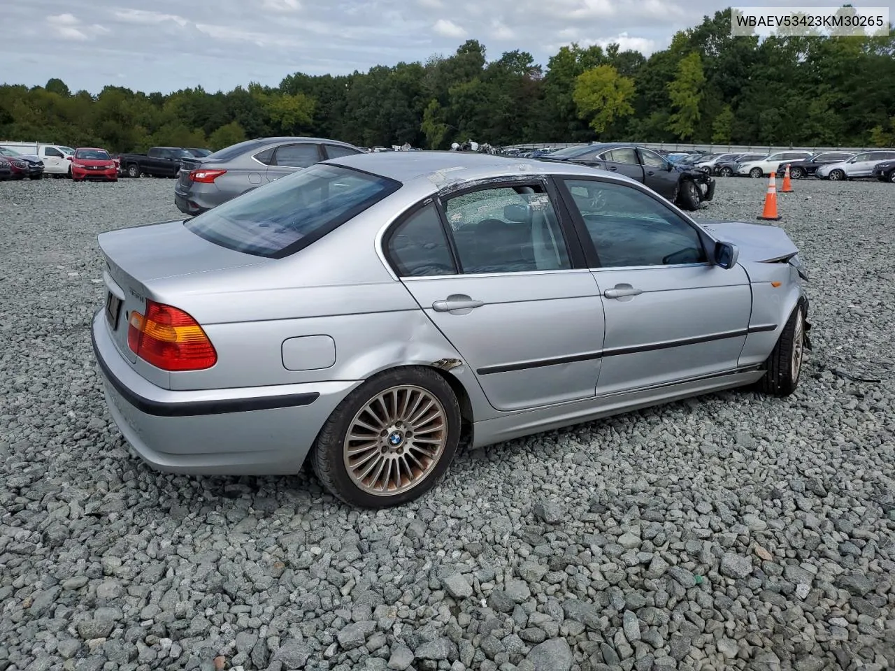 2003 BMW 330 I VIN: WBAEV53423KM30265 Lot: 70214374