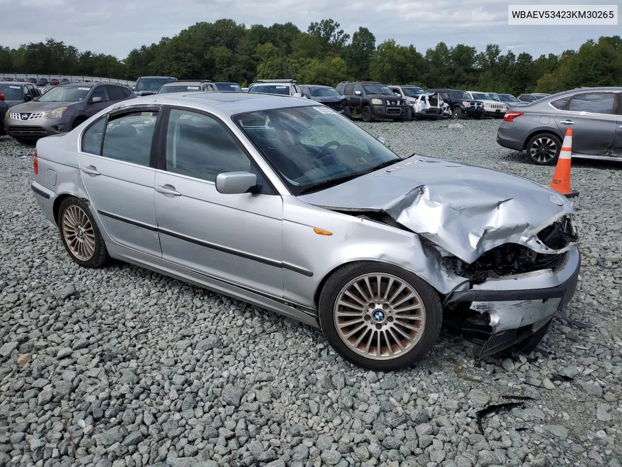 2003 BMW 330 I VIN: WBAEV53423KM30265 Lot: 70214374