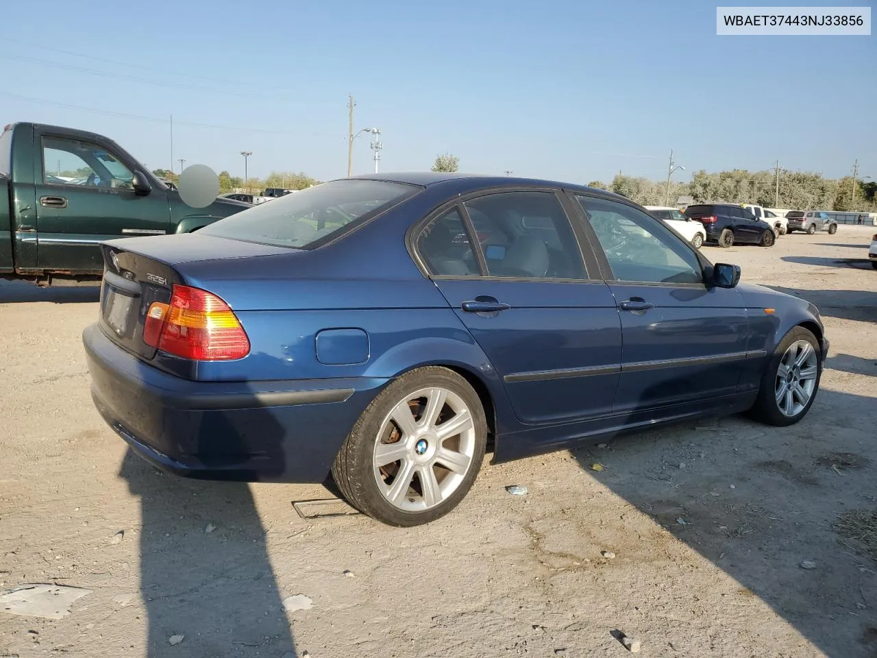 2003 BMW 325 I VIN: WBAET37443NJ33856 Lot: 71412594