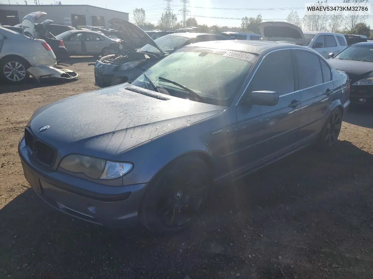 2003 BMW 330 I VIN: WBAEV53473KM32786 Lot: 73006974