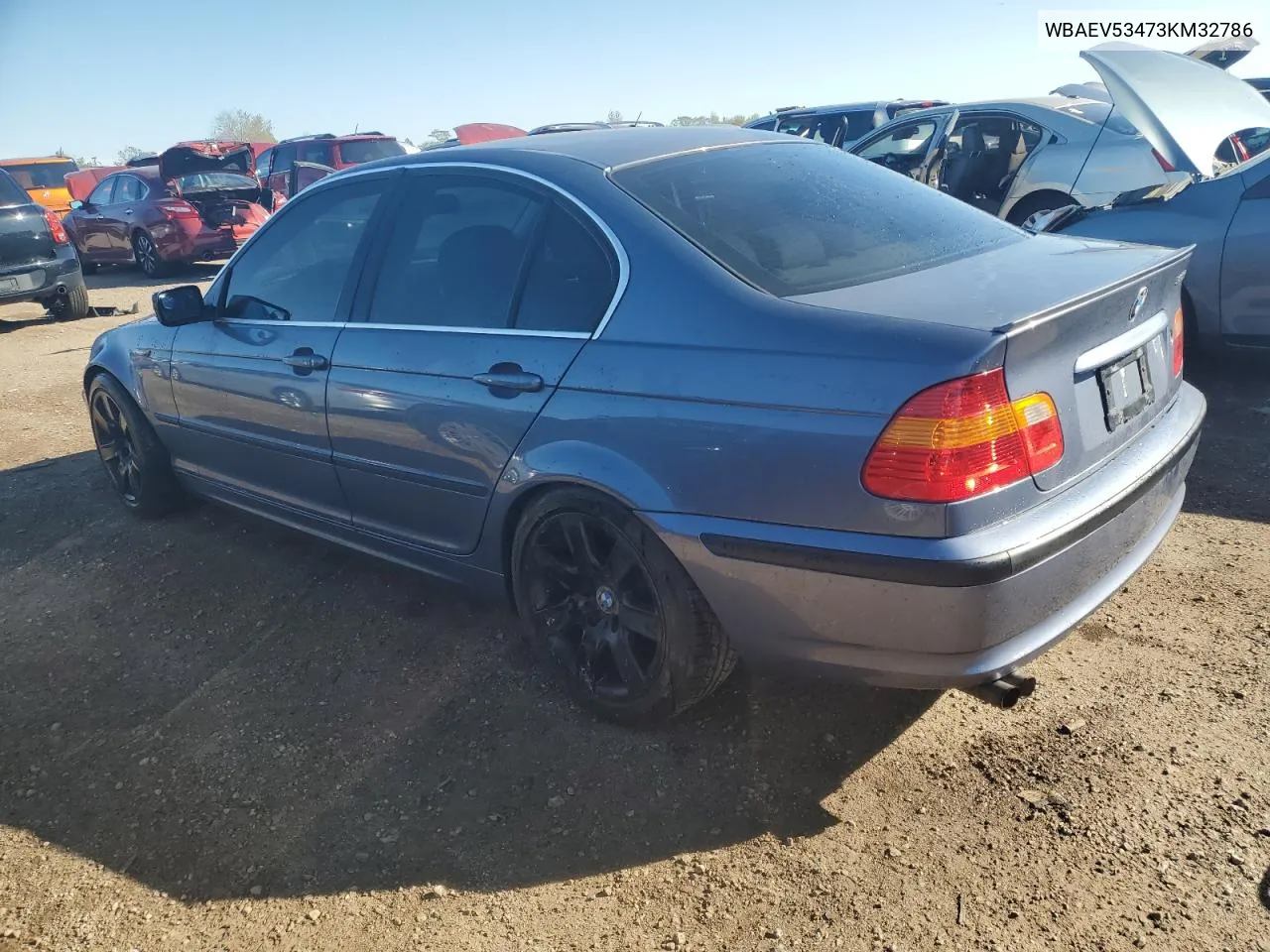 2003 BMW 330 I VIN: WBAEV53473KM32786 Lot: 73006974