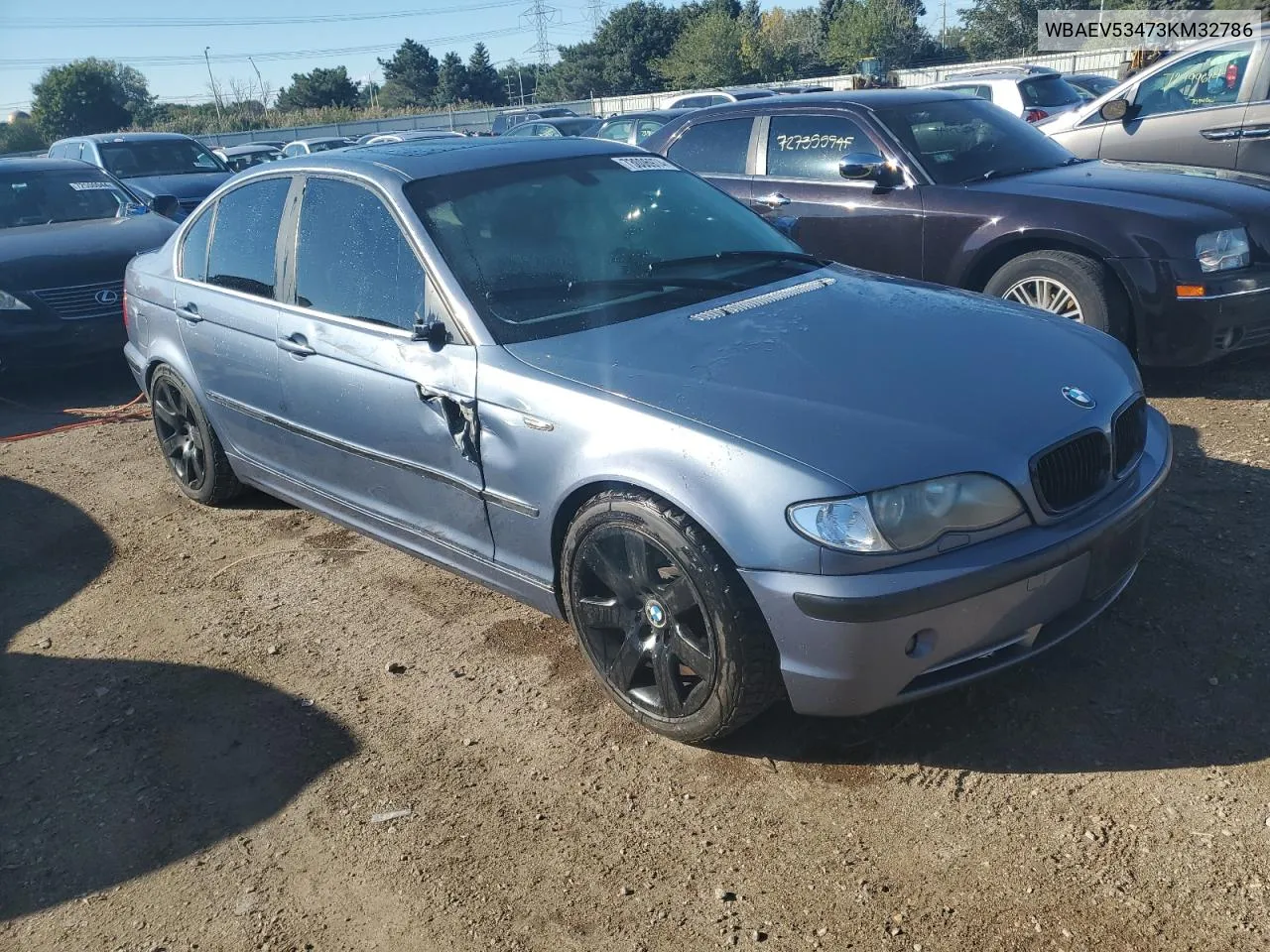 2003 BMW 330 I VIN: WBAEV53473KM32786 Lot: 73006974