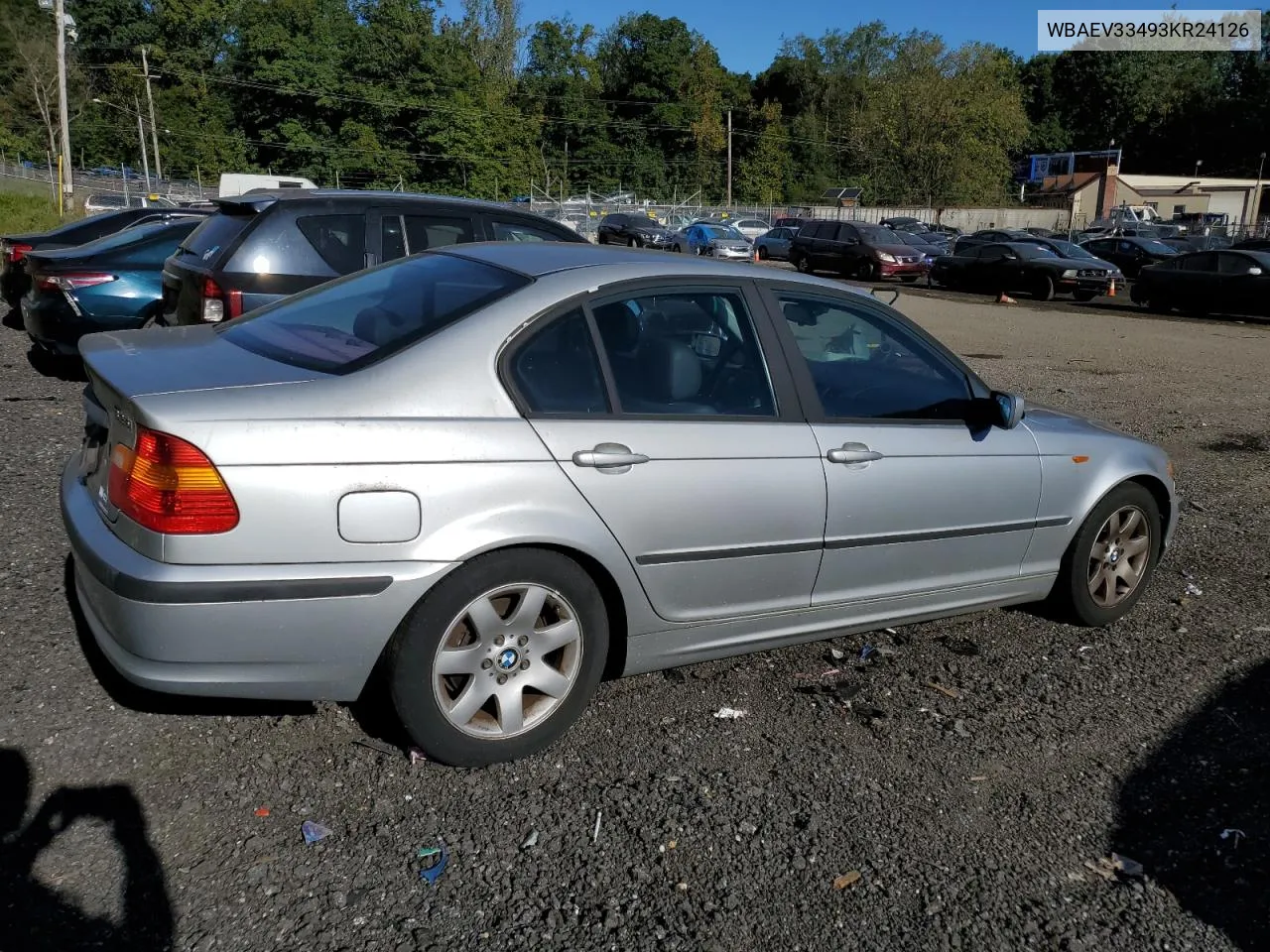 2003 BMW 325 I VIN: WBAEV33493KR24126 Lot: 73349104