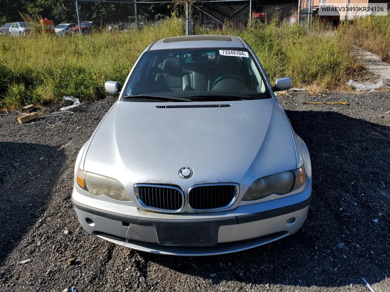 2003 BMW 325 I VIN: WBAEV33493KR24126 Lot: 73349104