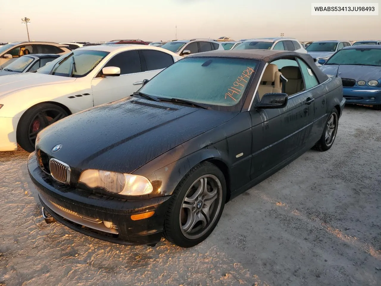 2003 BMW 330 Ci VIN: WBABS53413JU98493 Lot: 74194424