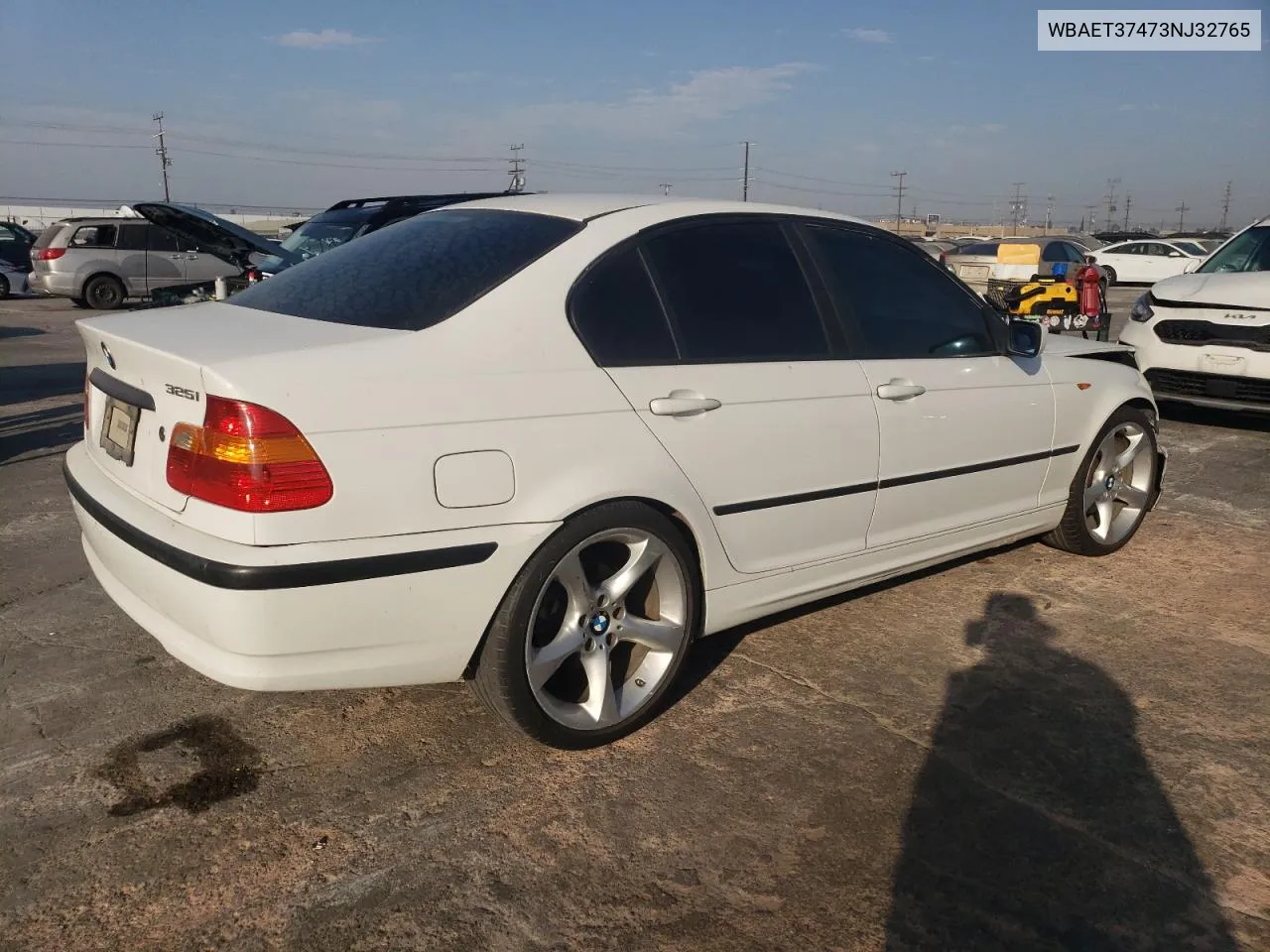 2003 BMW 325 I VIN: WBAET37473NJ32765 Lot: 74324674