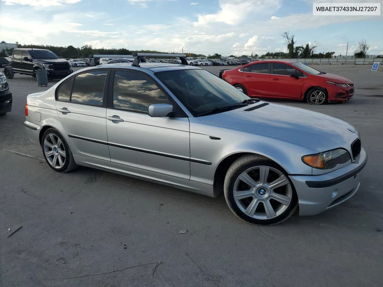 2003 BMW 325 I VIN: WBAET37433NJ27207 Lot: 74856224