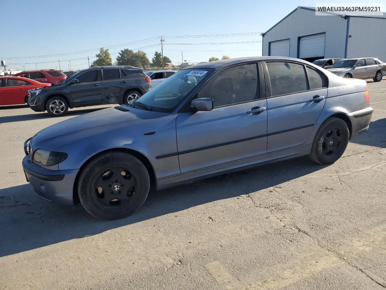 2003 BMW 325 Xi VIN: WBAEU33463PM59231 Lot: 74963414