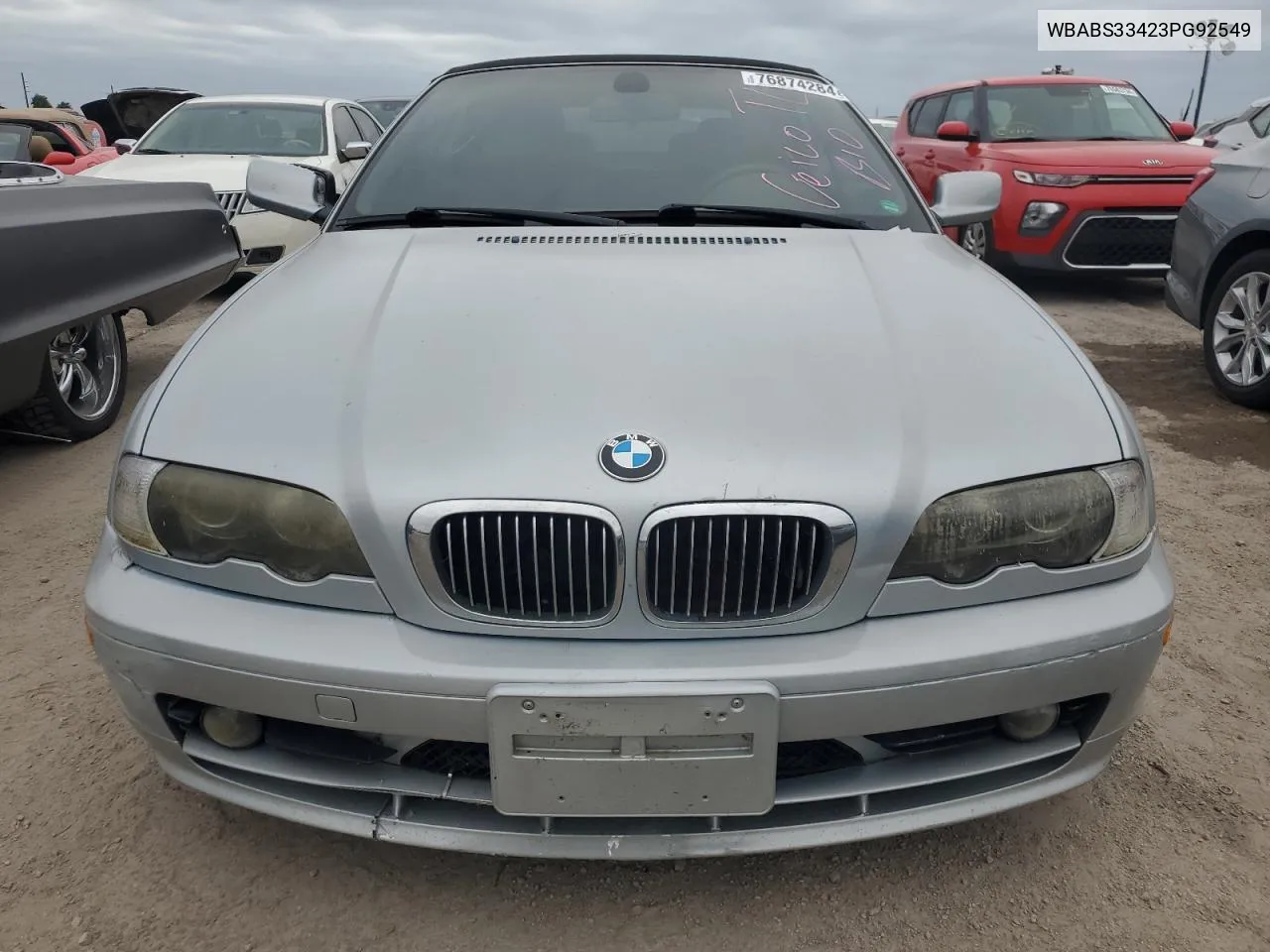 2003 BMW 325 Ci VIN: WBABS33423PG92549 Lot: 76874284