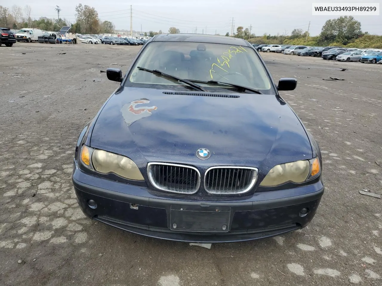 2003 BMW 325 Xi VIN: WBAEU33493PH89299 Lot: 77502324