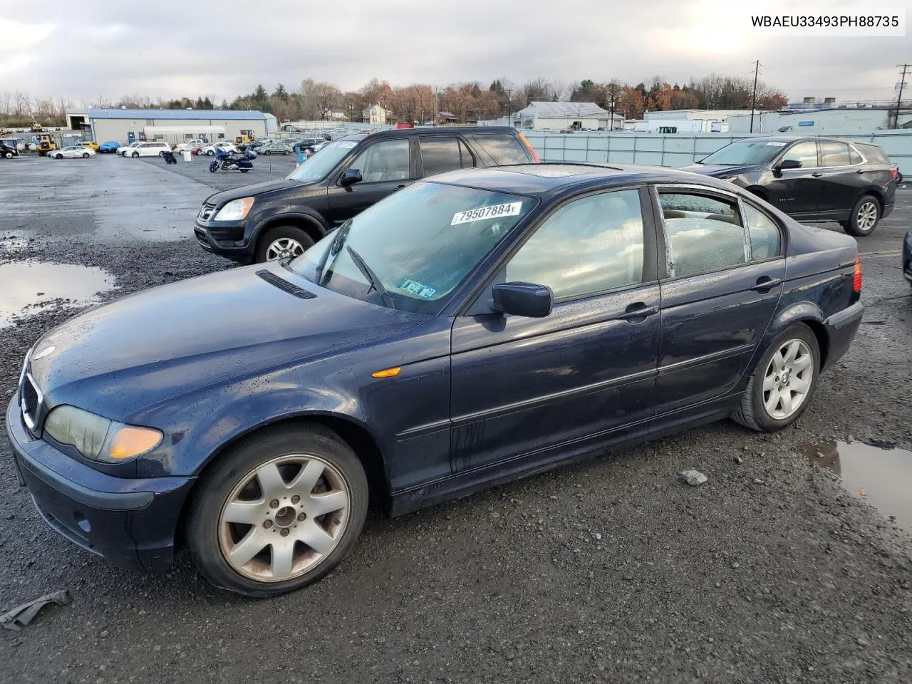 2003 BMW 325 Xi VIN: WBAEU33493PH88735 Lot: 79507884