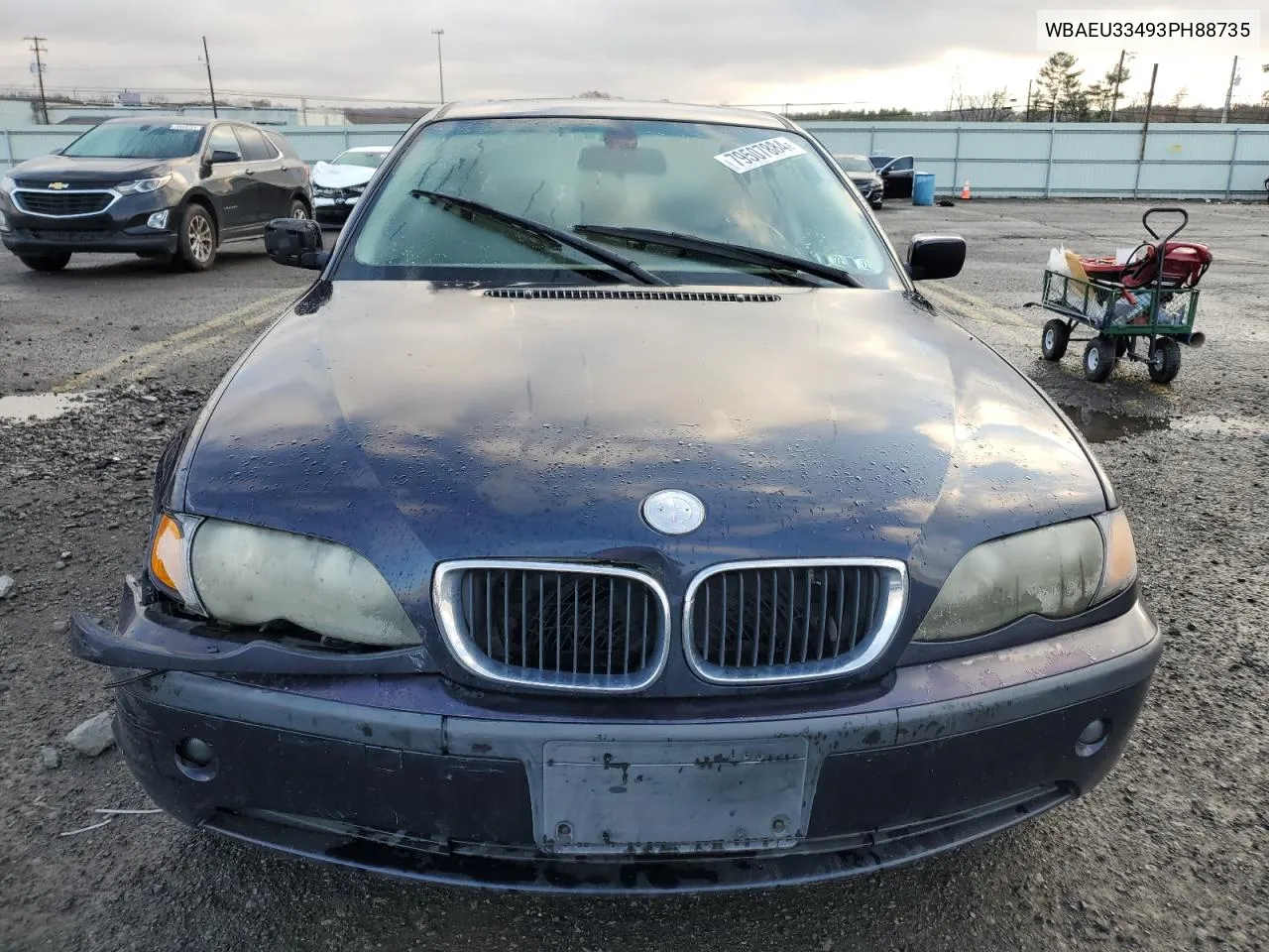 2003 BMW 325 Xi VIN: WBAEU33493PH88735 Lot: 79507884