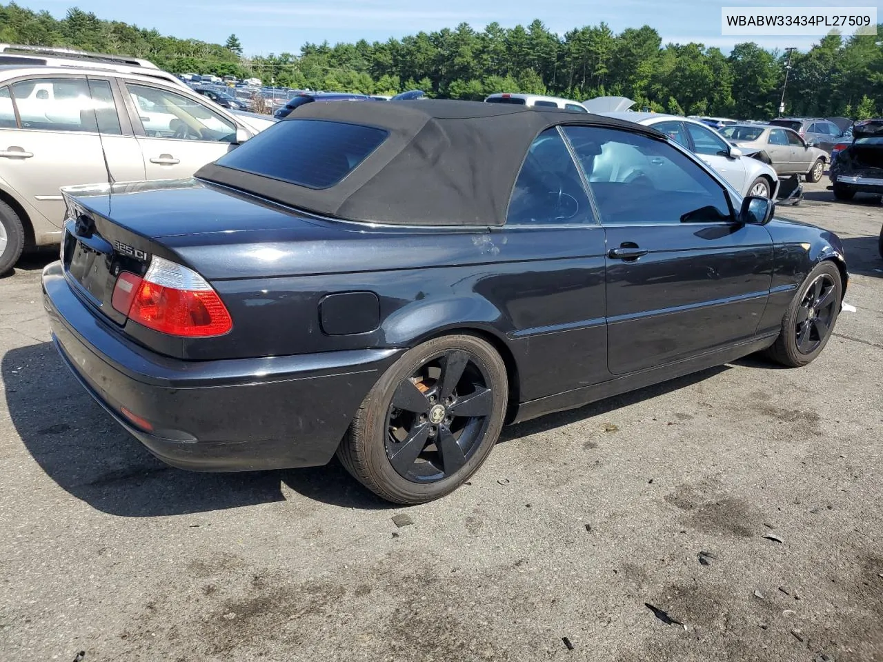 2004 BMW 325 Ci VIN: WBABW33434PL27509 Lot: 61011474