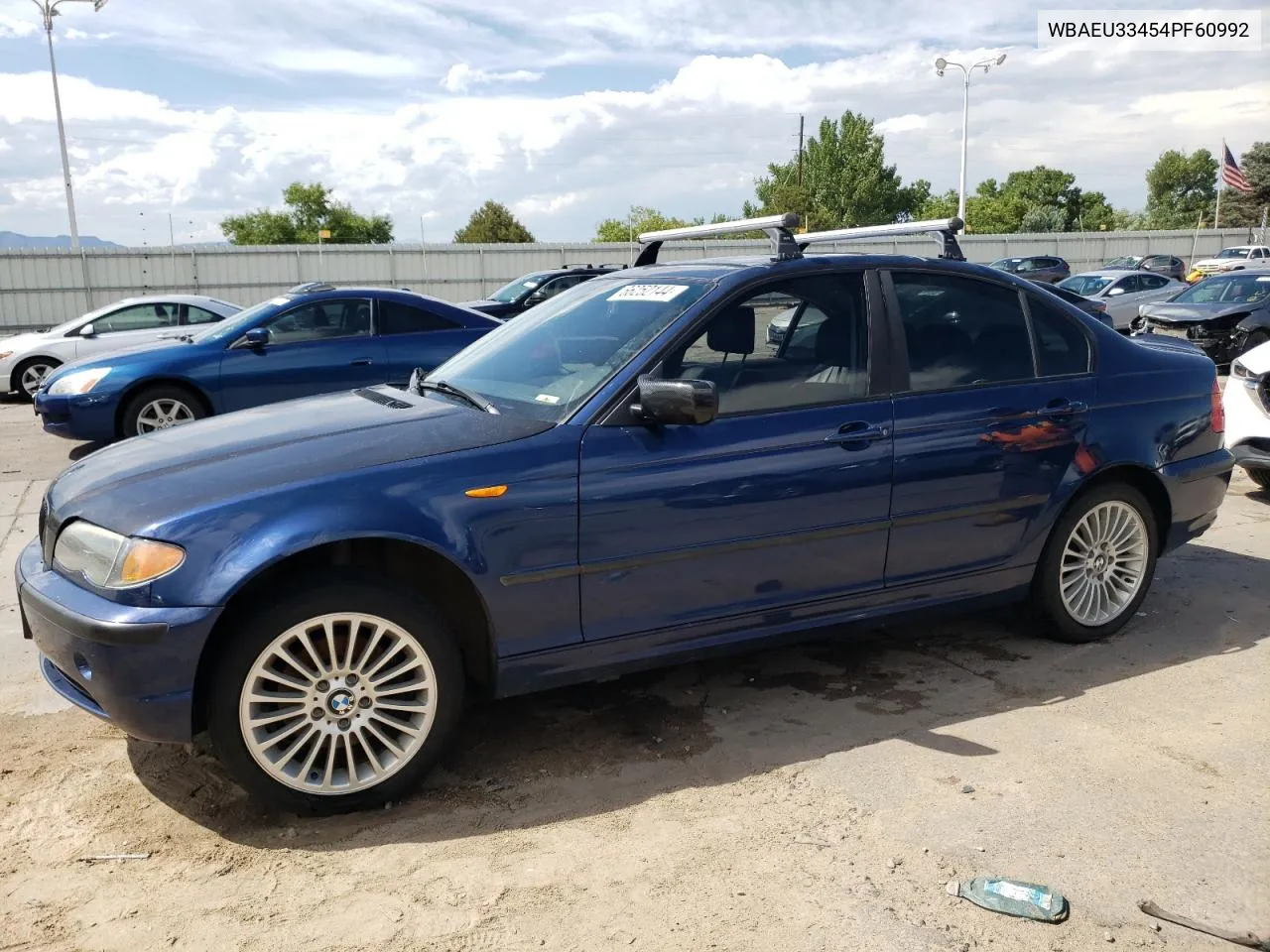 2004 BMW 325 Xi VIN: WBAEU33454PF60992 Lot: 66252144