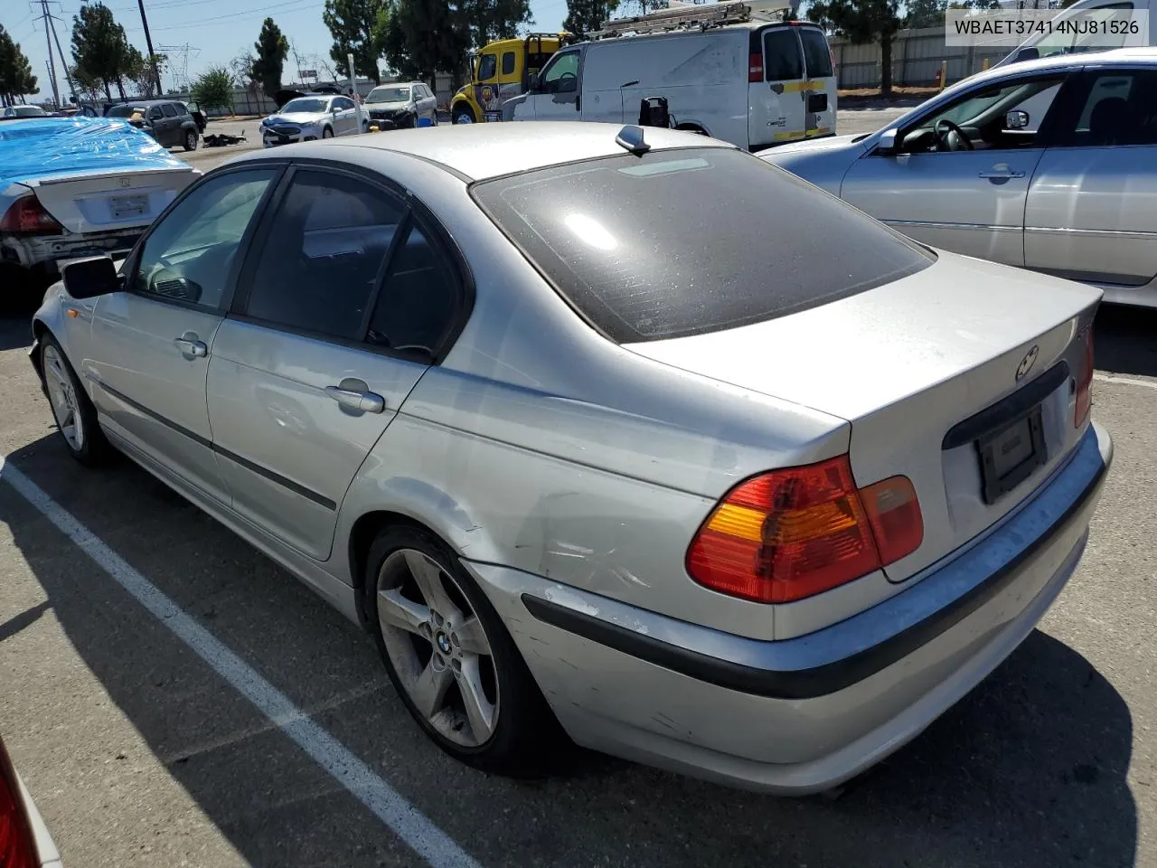 2004 BMW 325 I VIN: WBAET37414NJ81526 Lot: 68480884