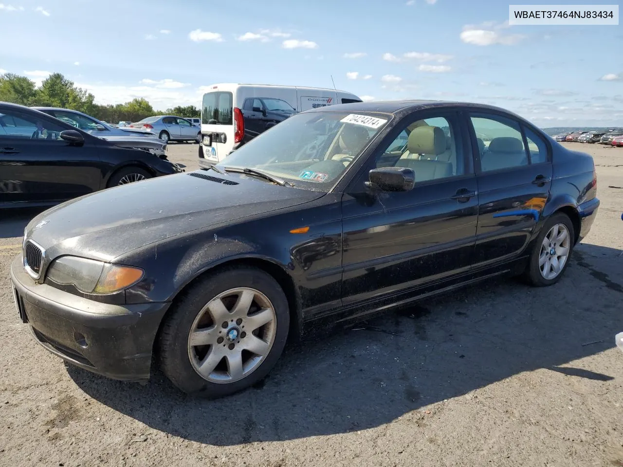 2004 BMW 325 I VIN: WBAET37464NJ83434 Lot: 70424314