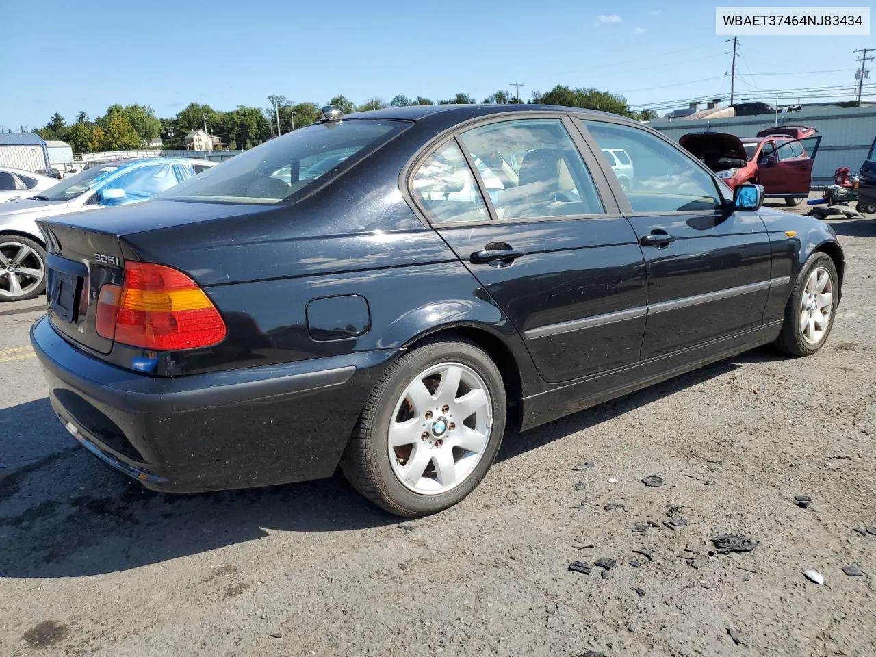 2004 BMW 325 I VIN: WBAET37464NJ83434 Lot: 70424314