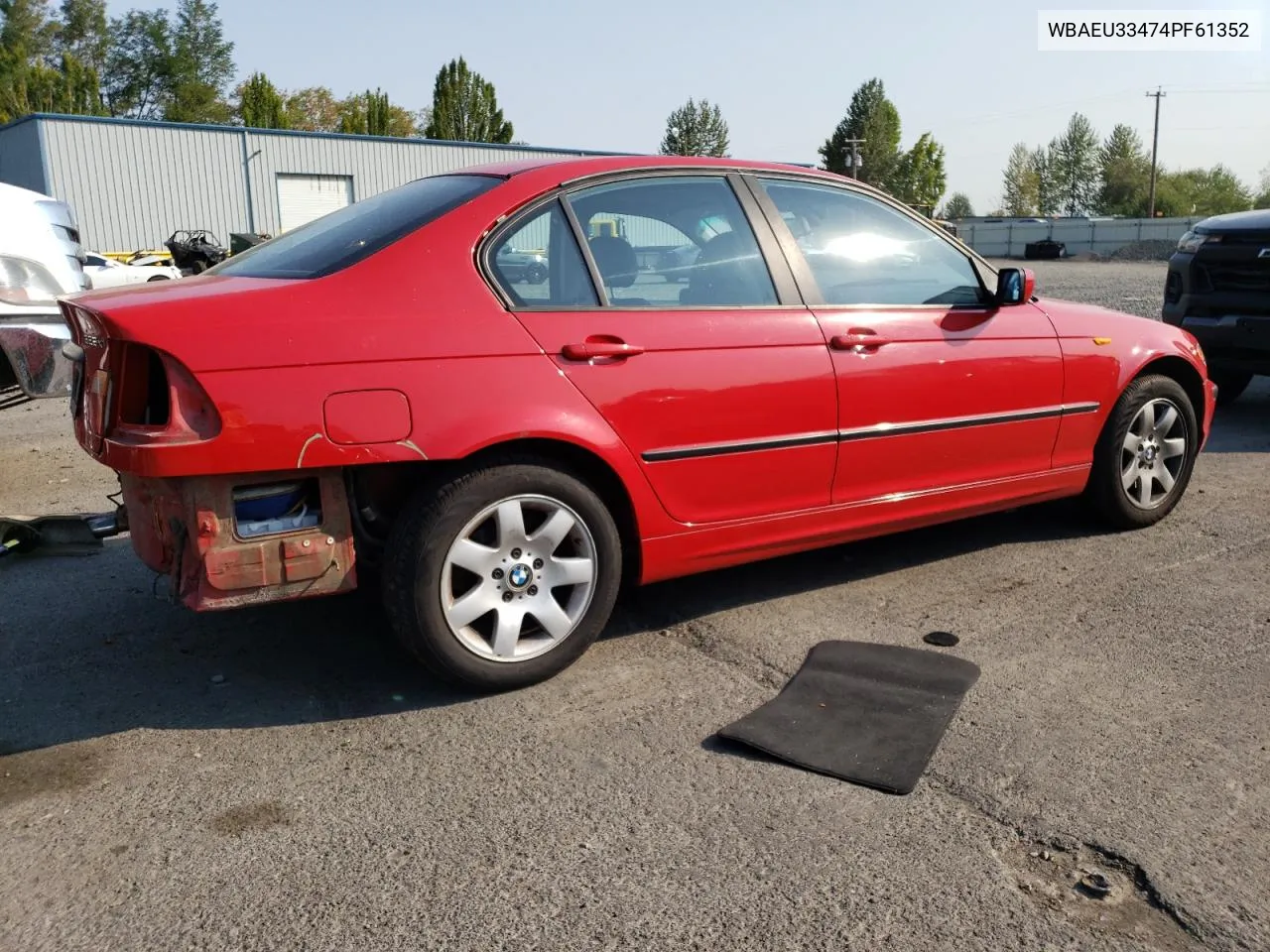 2004 BMW 325 Xi VIN: WBAEU33474PF61352 Lot: 70435614