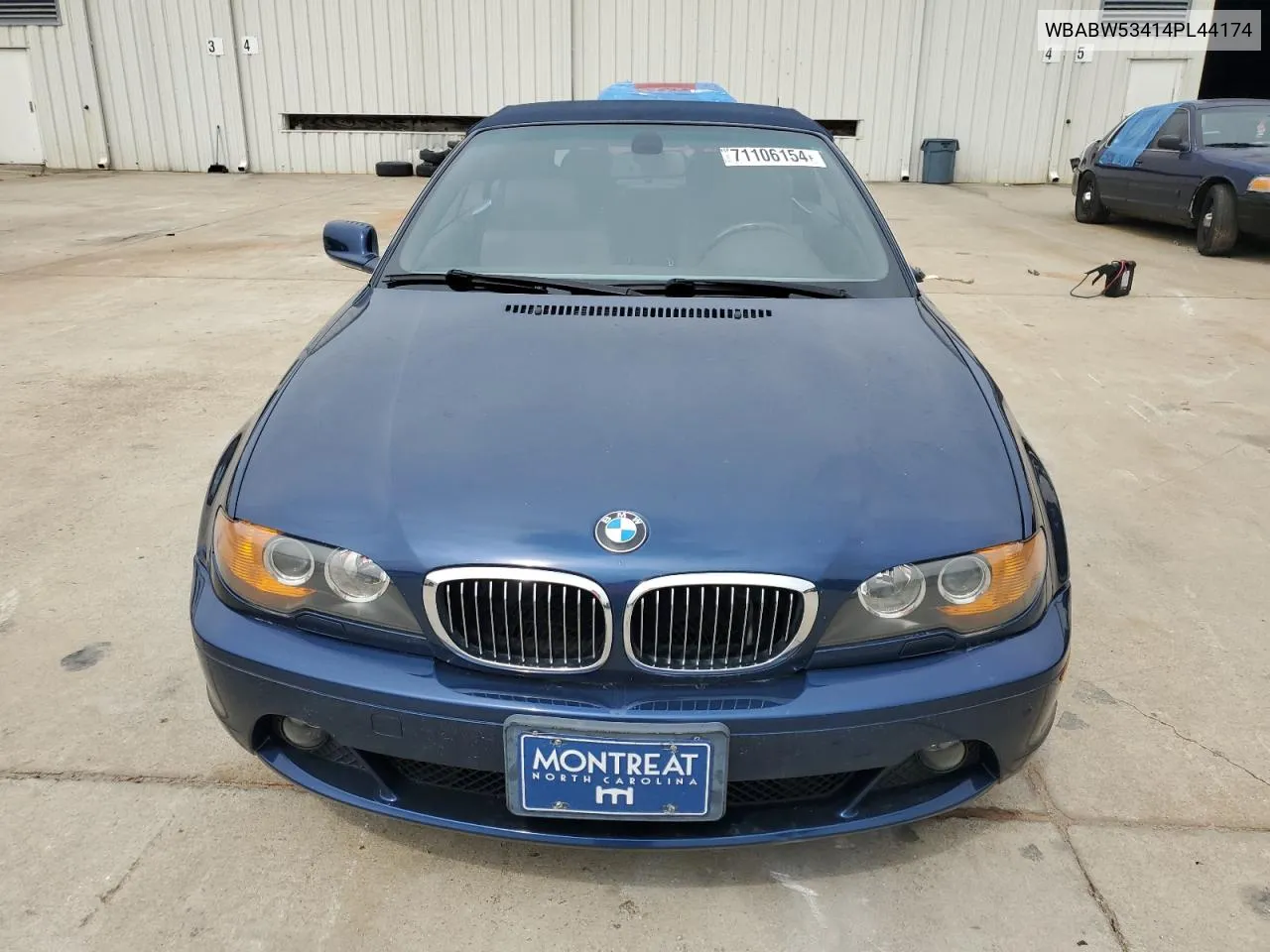 2004 BMW 330 Ci VIN: WBABW53414PL44174 Lot: 71106154