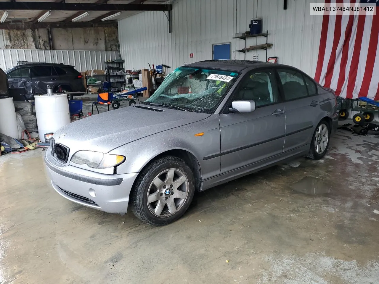 2004 BMW 325 I VIN: WBAET37484NJ81412 Lot: 71648434