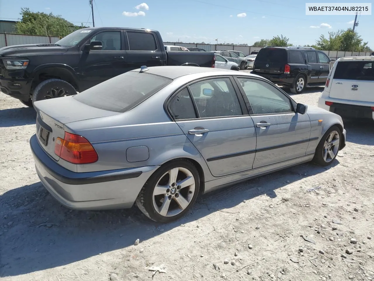 2004 BMW 325 I VIN: WBAET37404NJ82215 Lot: 72085484