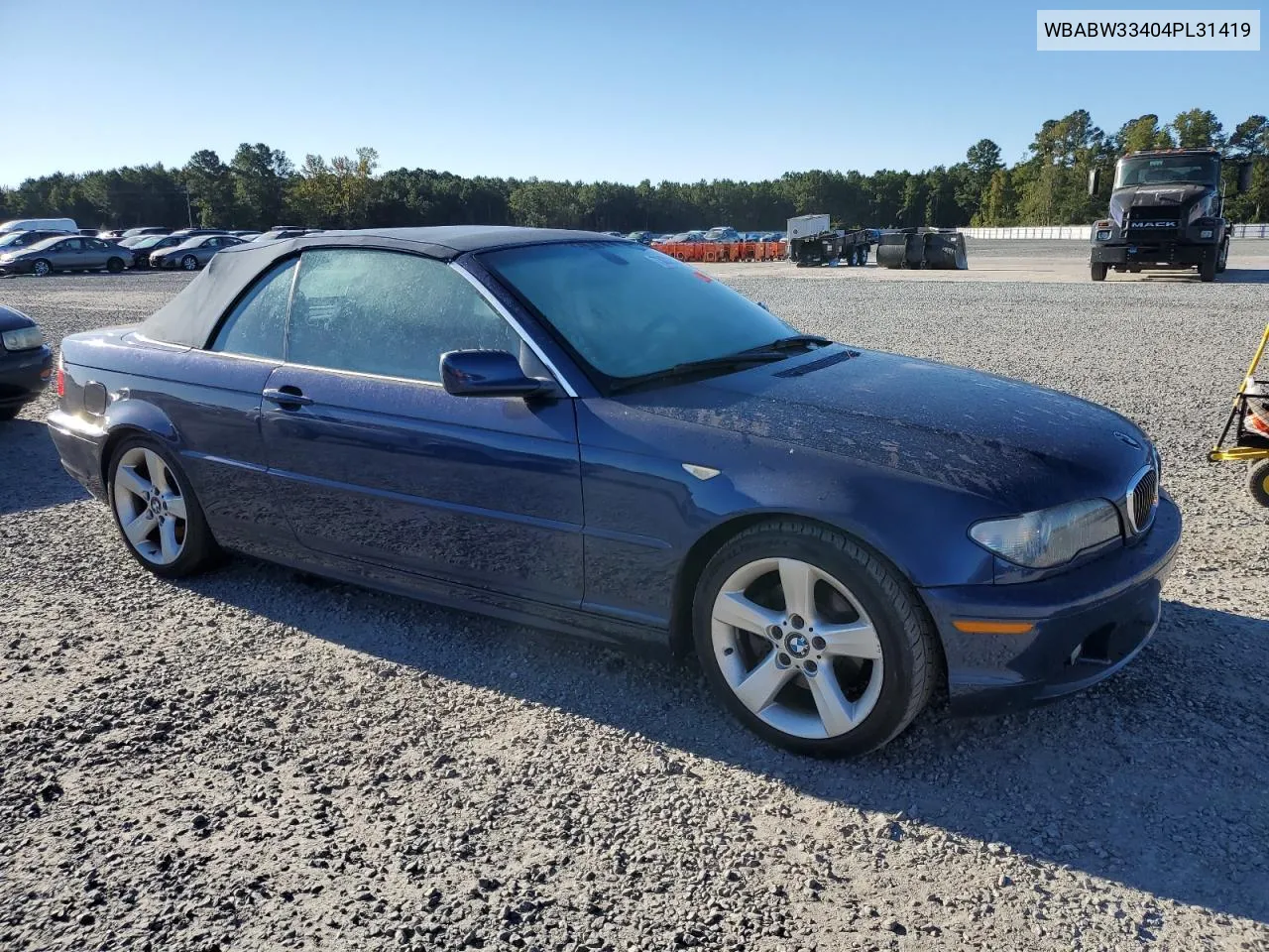 WBABW33404PL31419 2004 BMW 325 Ci