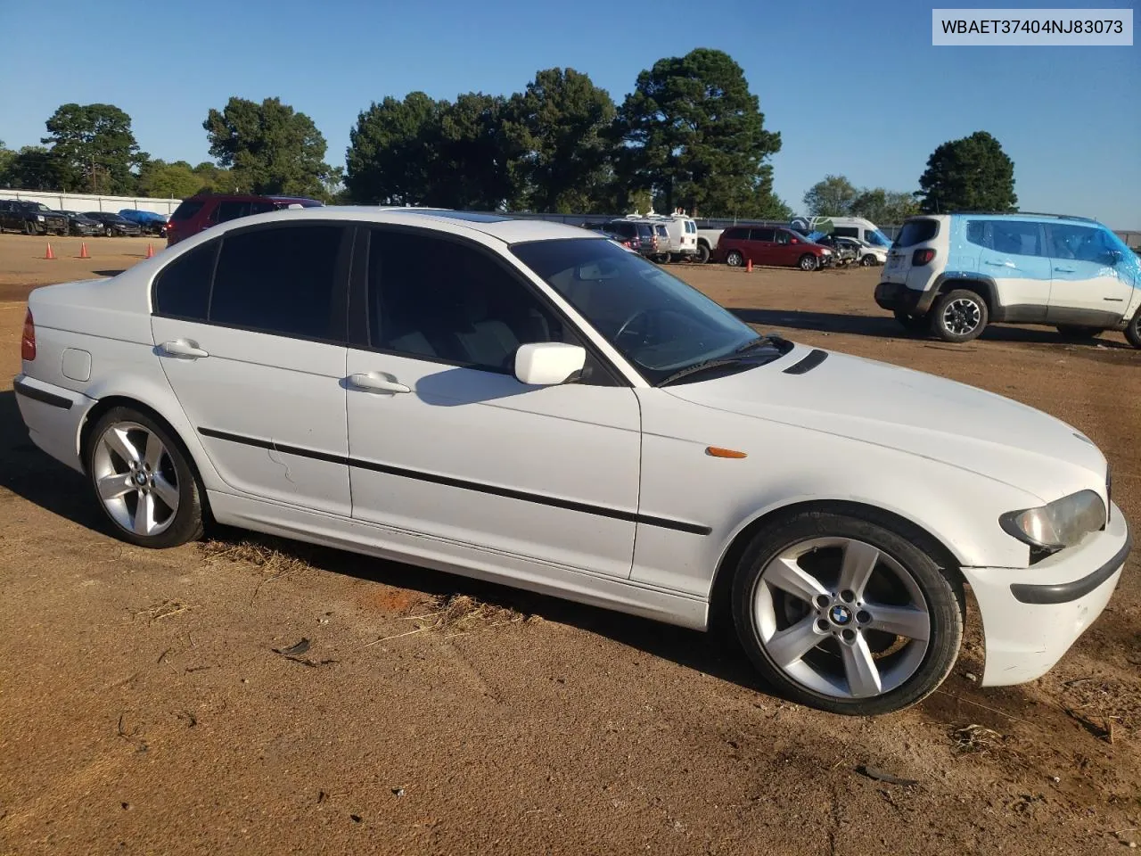 2004 BMW 325 I VIN: WBAET37404NJ83073 Lot: 73256874