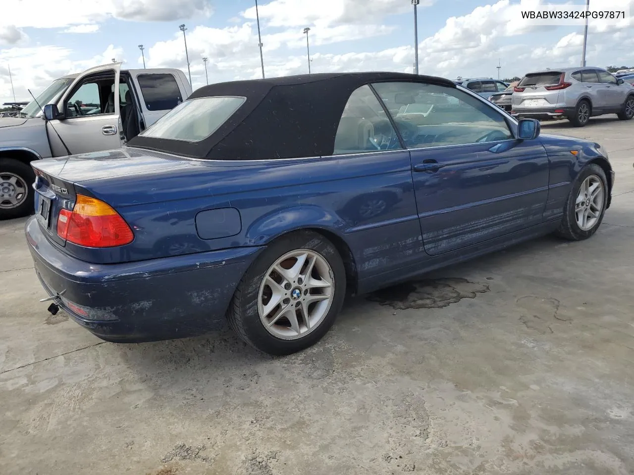 2004 BMW 325 Ci VIN: WBABW33424PG97871 Lot: 74727454