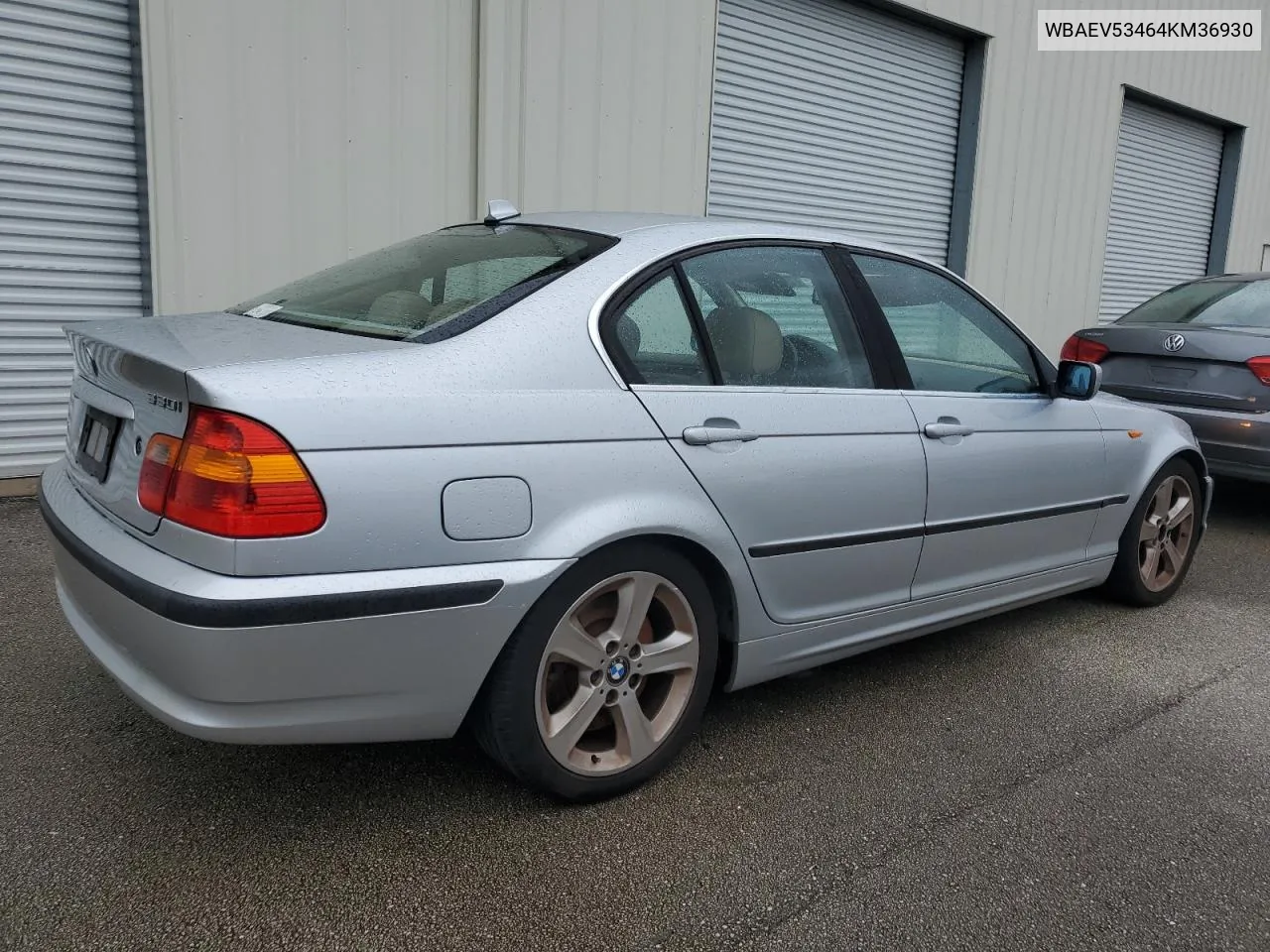 2004 BMW 330 I VIN: WBAEV53464KM36930 Lot: 74785794