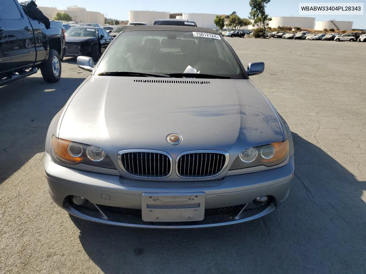 2004 BMW 325 Ci VIN: WBABW33404PL28343 Lot: 75012124