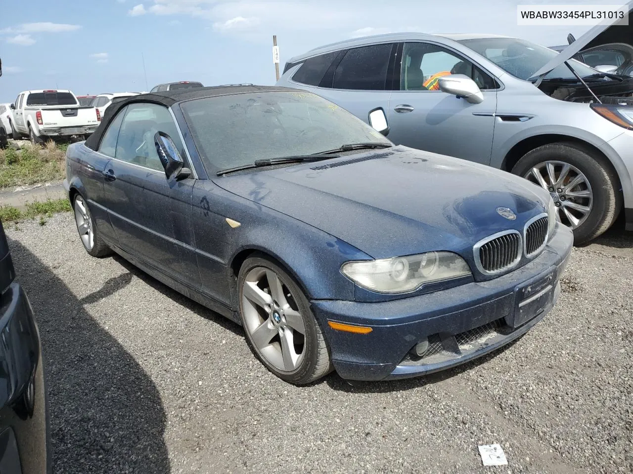 2004 BMW 325 Ci VIN: WBABW33454PL31013 Lot: 75040544