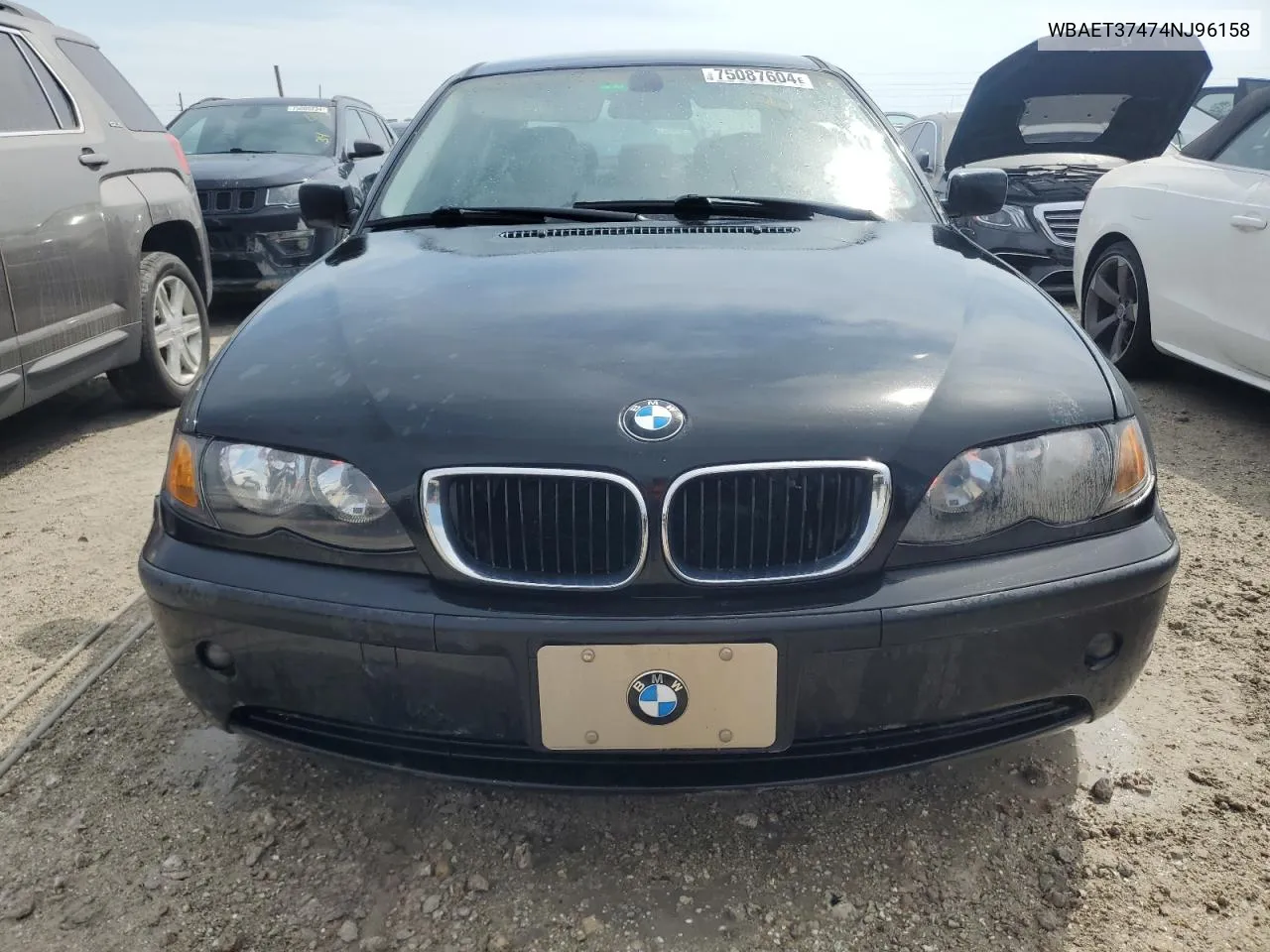 2004 BMW 325 I VIN: WBAET37474NJ96158 Lot: 75087604