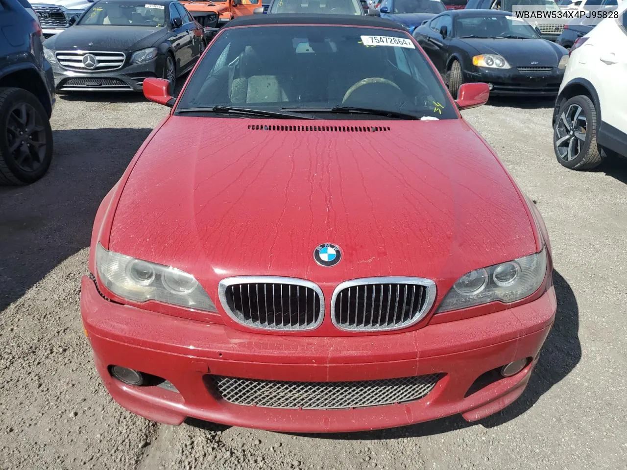 2004 BMW 330 Ci VIN: WBABW534X4PJ95828 Lot: 75472864