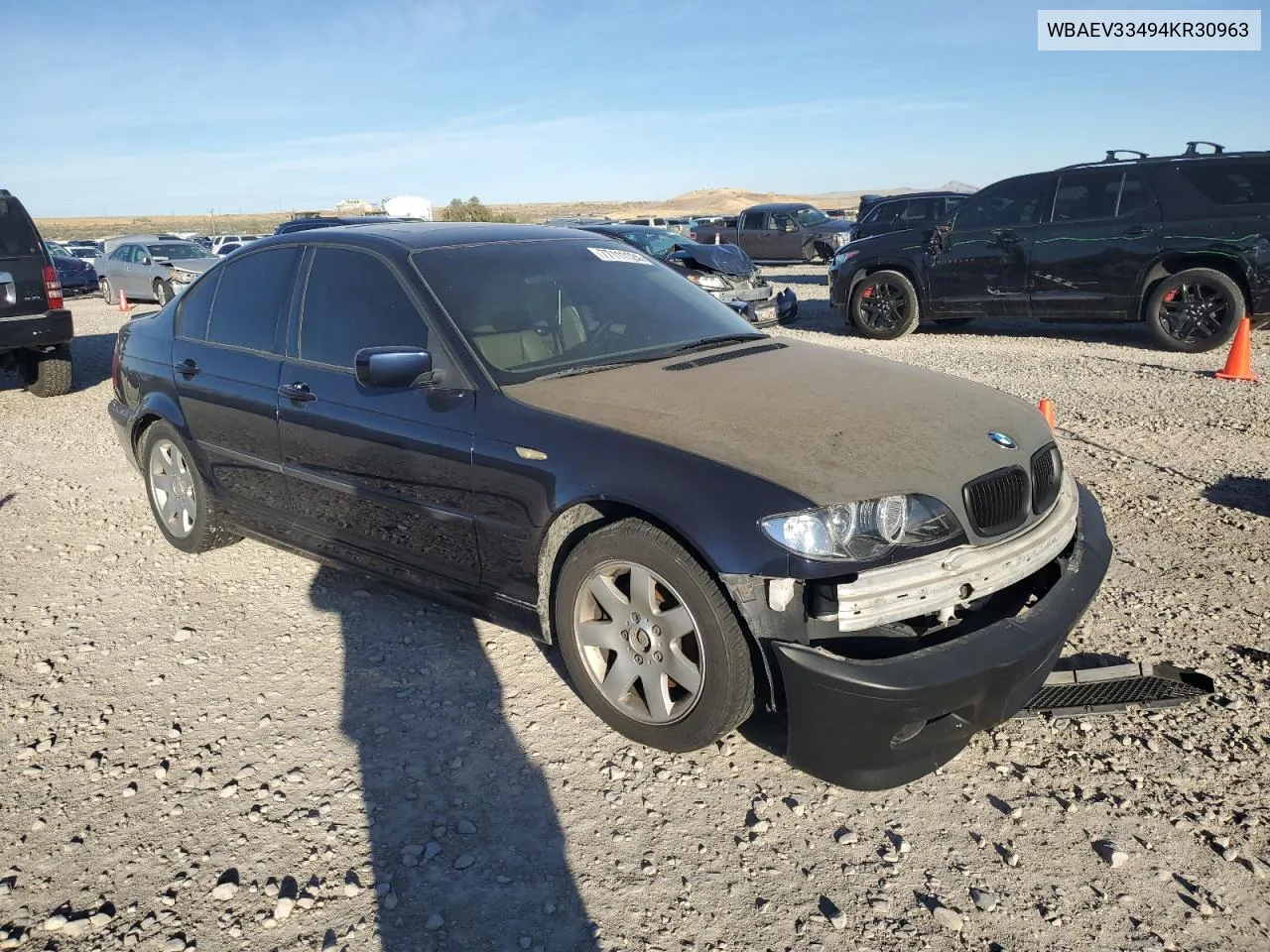 WBAEV33494KR30963 2004 BMW 325 I