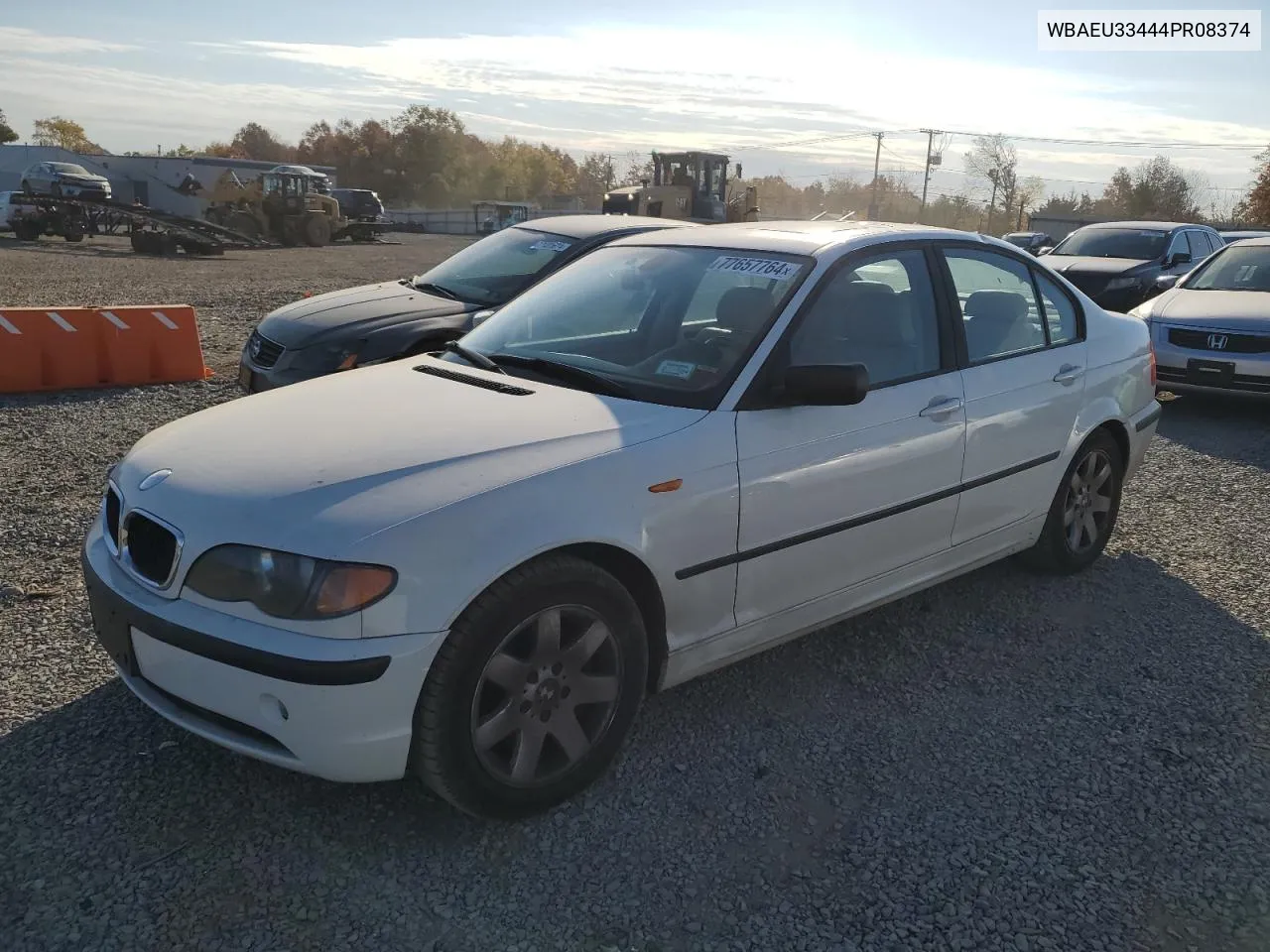 2004 BMW 325 Xi VIN: WBAEU33444PR08374 Lot: 77657764