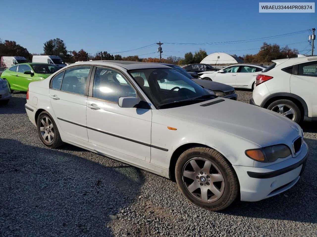 2004 BMW 325 Xi VIN: WBAEU33444PR08374 Lot: 77657764