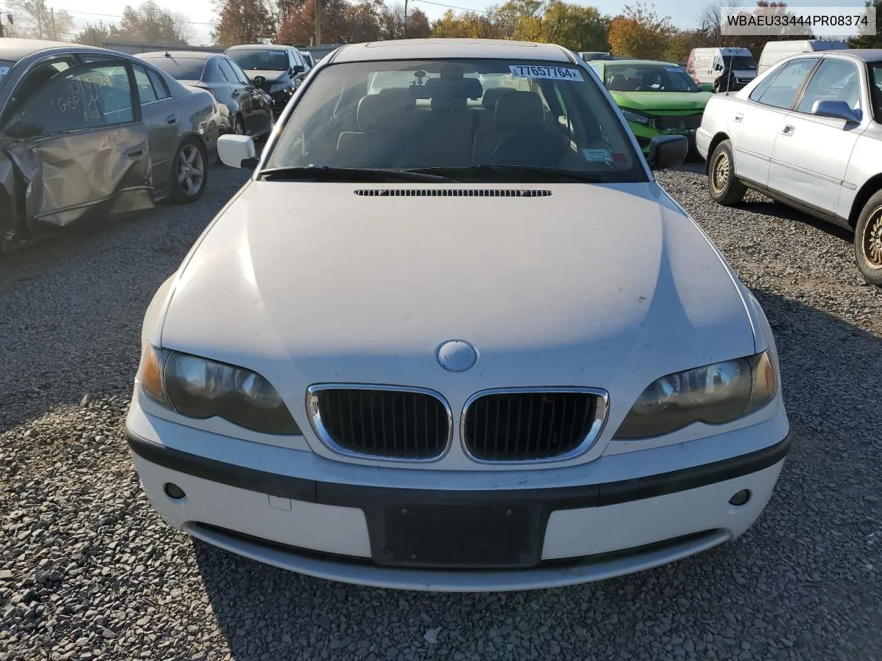 2004 BMW 325 Xi VIN: WBAEU33444PR08374 Lot: 77657764