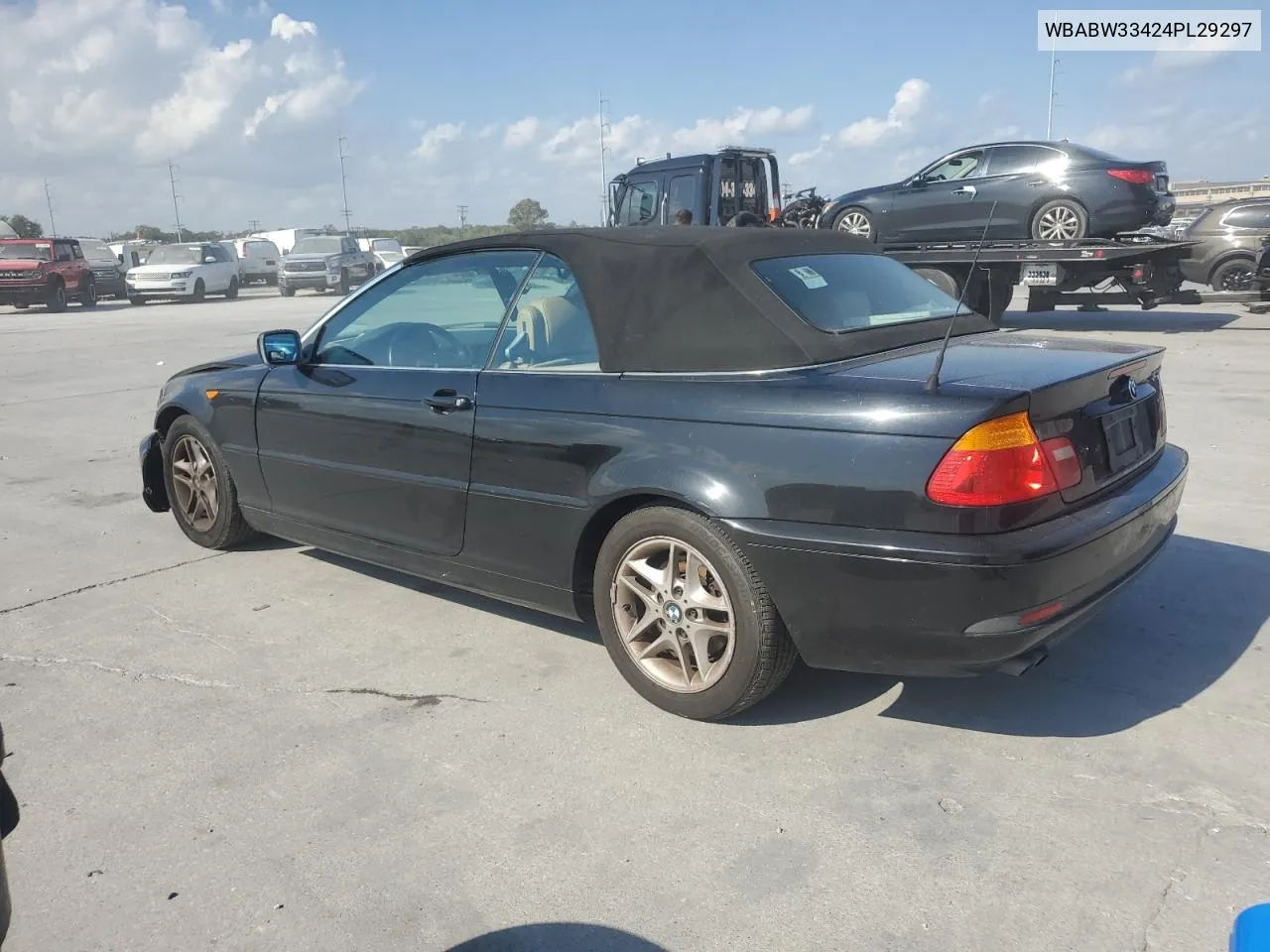 2004 BMW 325 Ci VIN: WBABW33424PL29297 Lot: 77867354