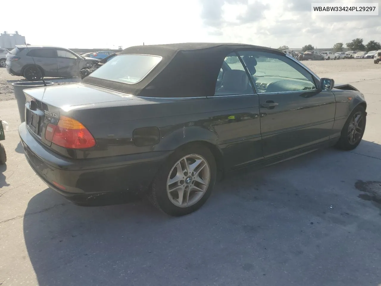 2004 BMW 325 Ci VIN: WBABW33424PL29297 Lot: 77867354