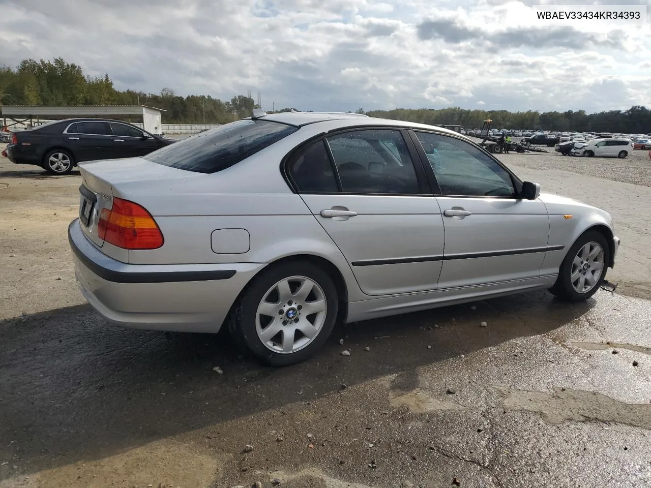 2004 BMW 325 I VIN: WBAEV33434KR34393 Lot: 79171054