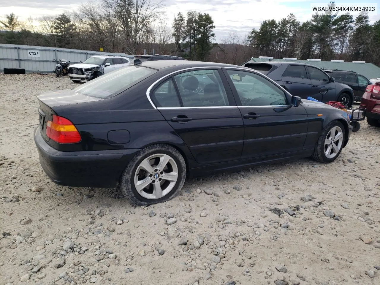 2004 BMW 330 I VIN: WBAEV534X4KM34923 Lot: 81087664