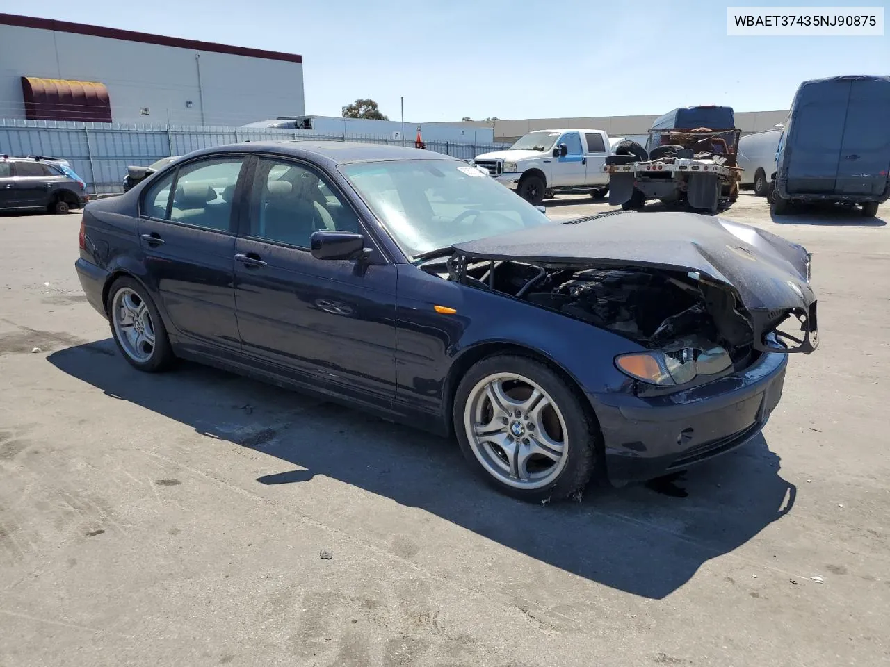 2005 BMW 325 I VIN: WBAET37435NJ90875 Lot: 62539744